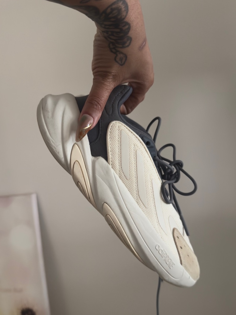 Men's Neutral Cream & Gray Lifestyle Sneaker
